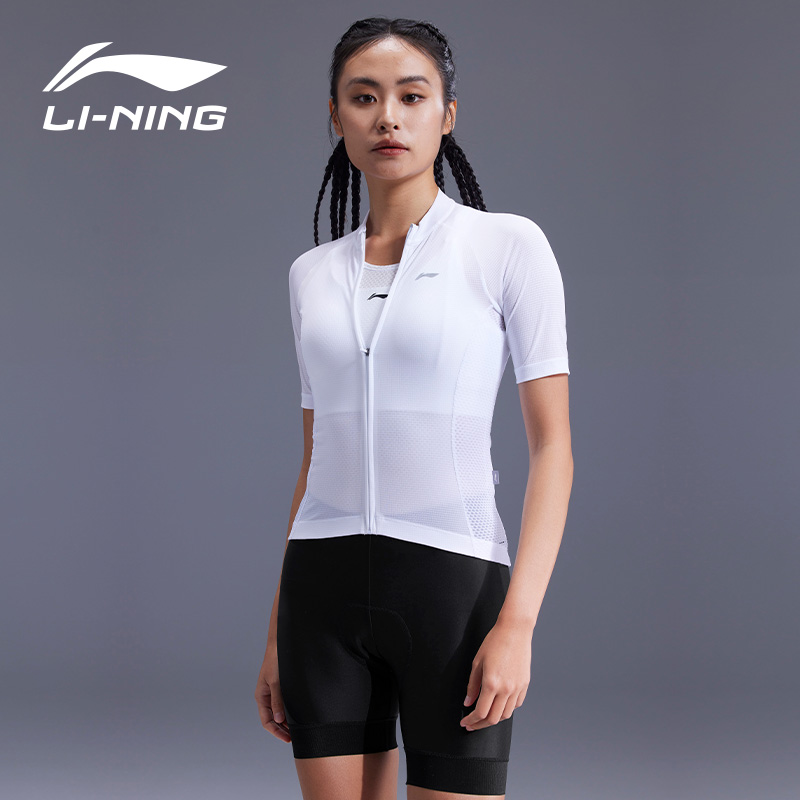 李宁2025新款公路车骑行服女士上衣速干自行车骑行裤短裤装备夏季