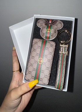 【ATPLAL】25秋款钥匙包可爱卡通小熊钥匙包