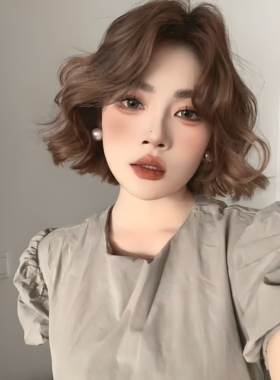 【ATPLAL】日单设计师品牌 泡泡袖圆领衫女2025夏季新款圆领上衣