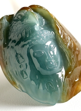 石之富珠宝大师工缅甸天然玉石翡翠A货厚实大展鸿图吊坠78.42克