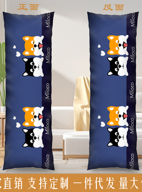 等身抱枕套长条枕套防尘长条形睡觉二次元遮羞保护套50x160外套