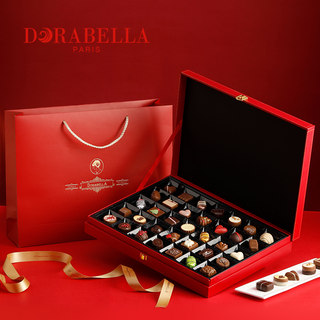 比利时进口奢侈品巧克力礼盒装送女友闺蜜零食生日520情人节礼物