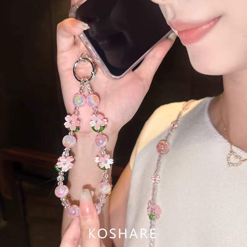 桃花爆闪斜挎可背重工垫片手腕链条轻奢小众精致高级感时尚女