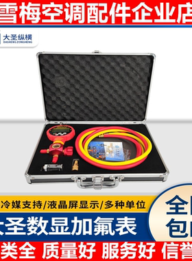 6881液晶显示液力表加压加大圣冷媒表氟WK数字-电子表单数显空调