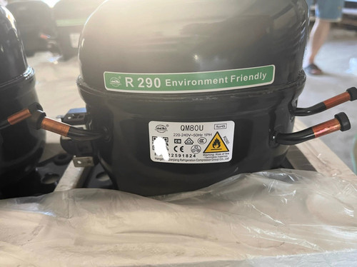 万胜全新QM46UQM61UQM80UQM50U70U商用冰箱压缩机冰柜压缩机R290