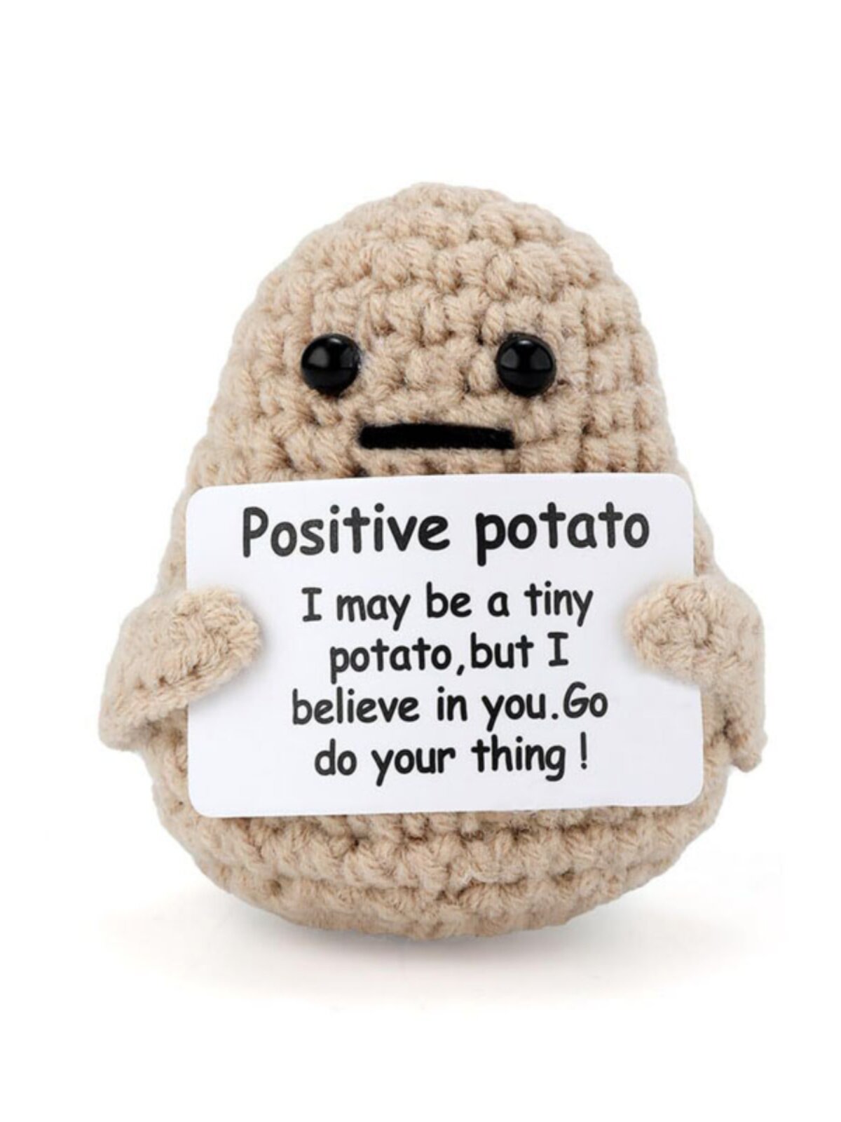 Handmade woolen cucumbers, positive energy potatoes, funny emoticons, handmade crocheted ornaments, cute dolls thumbnail 5