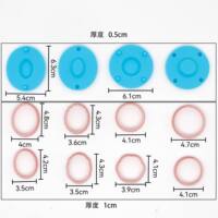 Cross-border new products: Scalloped Edge Plate Polymer Clay earring mold Silicone mold thumbnail 4