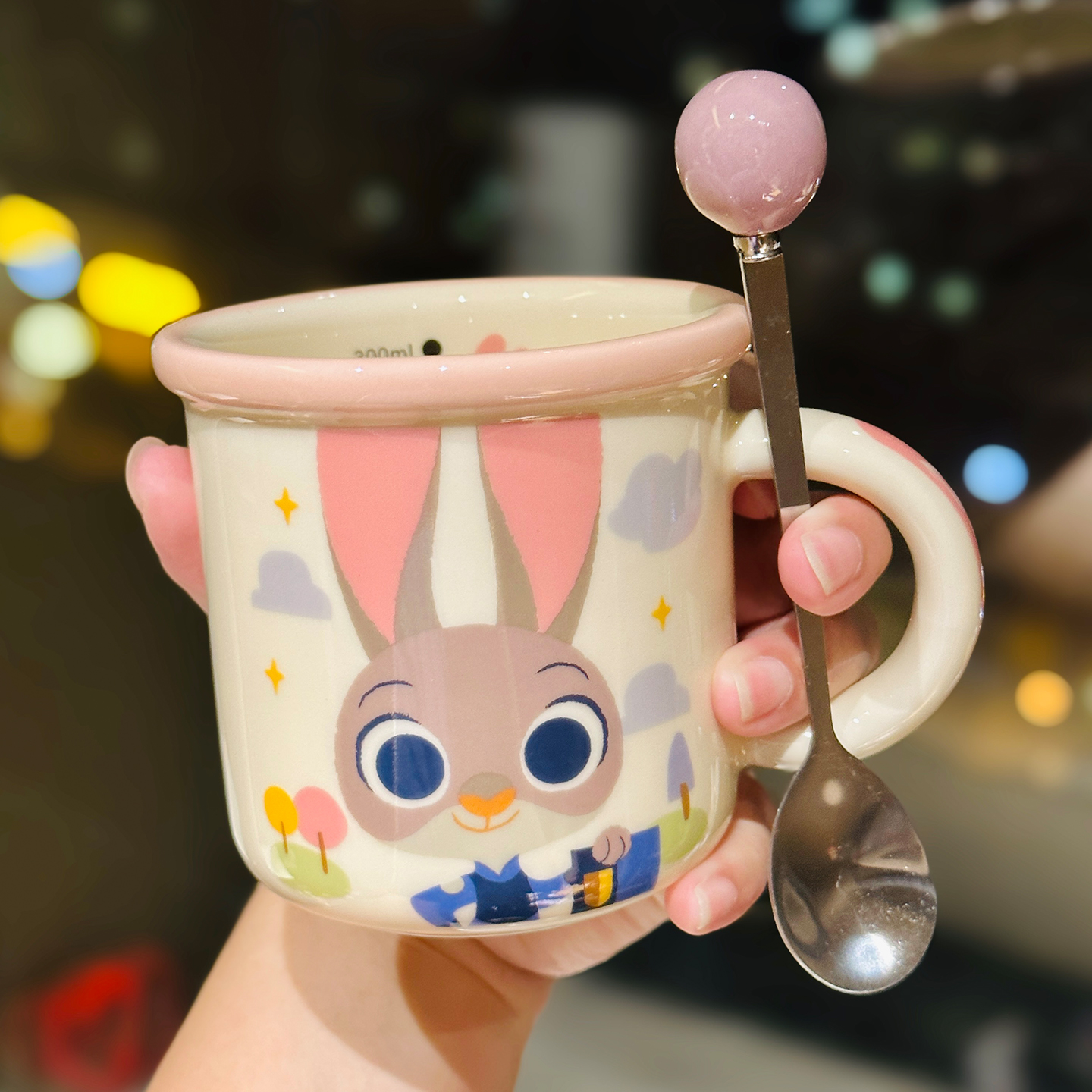 可爱疯狂动物城联名周边陶瓷喝水杯子女生朱迪尼克马克杯生日礼物