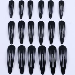 发夹女夏后脑勺碎发夹子黑色发卡水滴夹简约侧边刘海前夹bb夹发饰