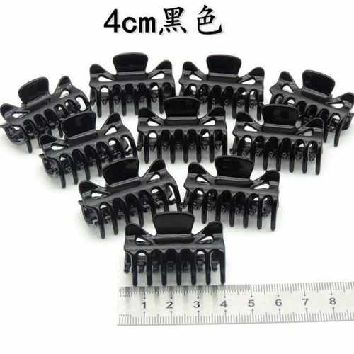 约4公分7齿马尾夹中号假发抓夹女高马尾网红DIY小发夹假发夹顶夹