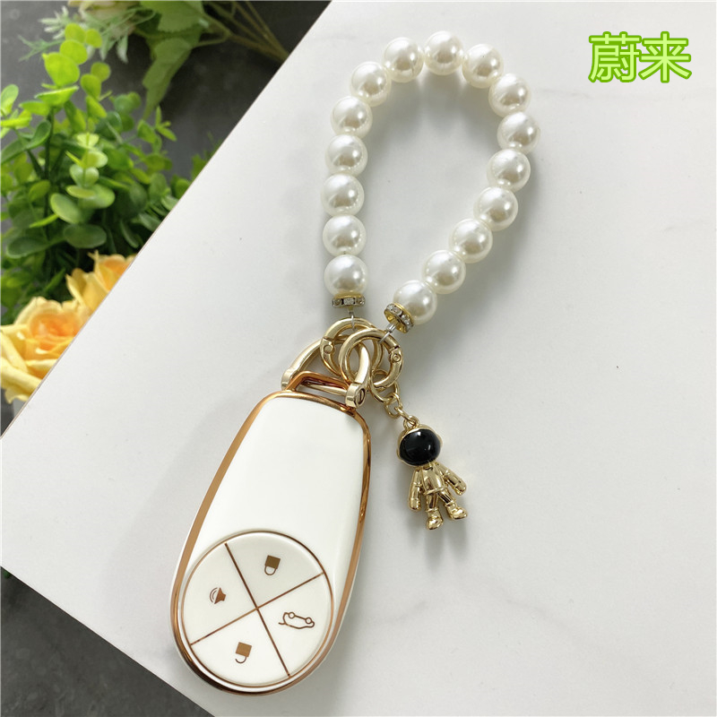 适用于蔚来es6钥匙套ec6汽车es8钥匙包保护壳扣奢华太空人女生