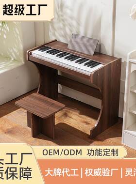37键立式儿童电子琴儿童钢琴益智玩具宝宝音乐启蒙玩具钢琴小木琴