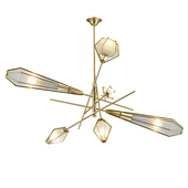 饰吊灯 钻石玻璃罩设计师样板间酒店客厅装 北欧后现代北欧时尚 个性