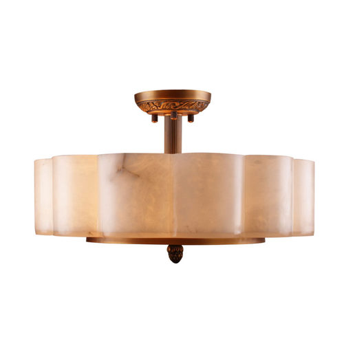 天然全铜云石欧式吸顶灯