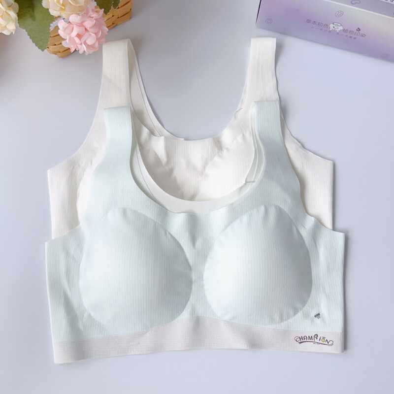 3段女童内衣海蓝乐章少女发育期内衣矫姿运动背心拒绝弓背固定杯