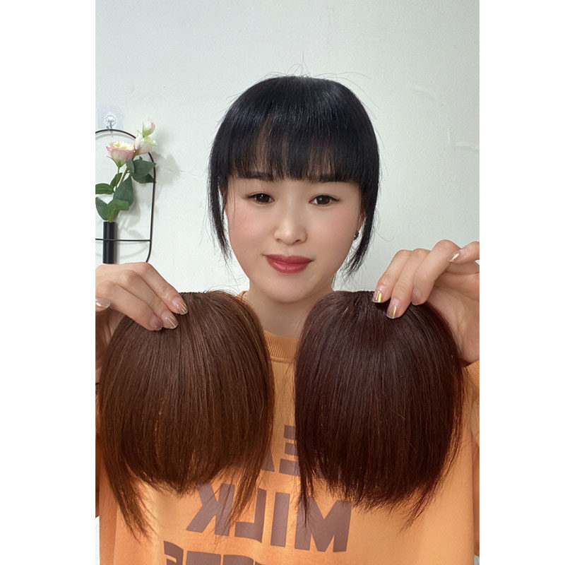 裕美人真人发丝鬓角齐刘海片隐形