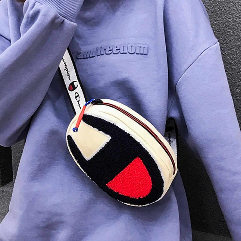 Female chest pack Diagonal Versatile girl Waist pack ins student One shoulder fashion Satchel personality motion Bagin the Leather/Lady bags/Men's bag, Chest pack category - from Buy2taobao.com to provide professional Taobao agent buy service