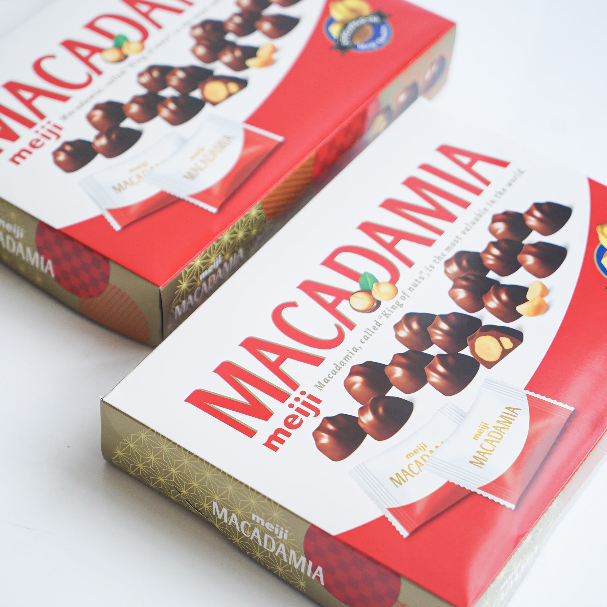 日本明治meiji 夏威夷果夹心巧克力180g*25p伴手礼送女友特价清仓