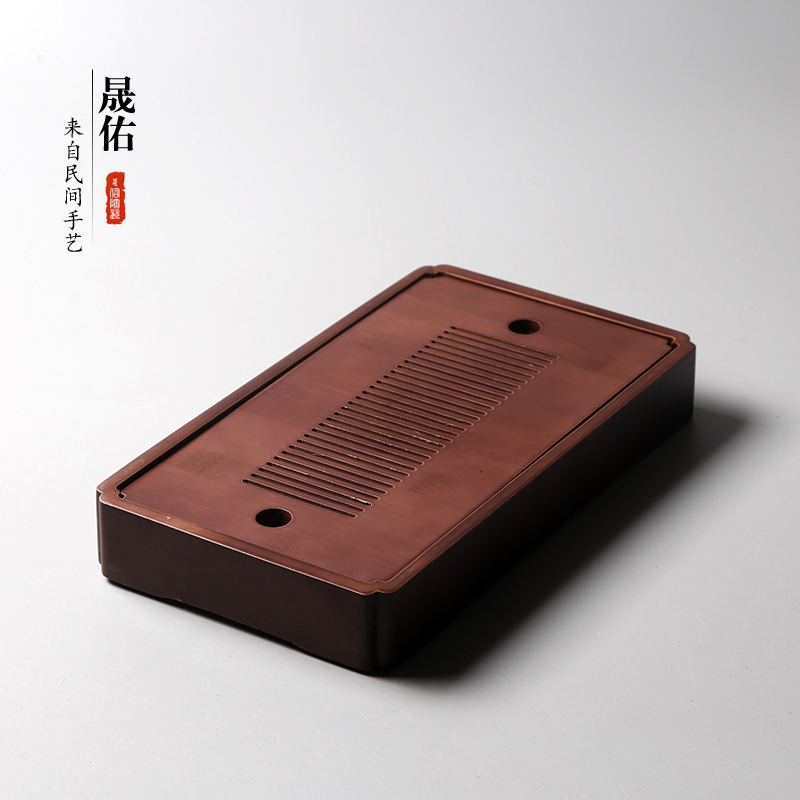 晟佑简约长方竹制小茶盘