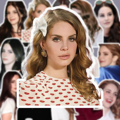 拉娜德雷贴纸Lana Del Rey打雷姐周边高清手账欧美装饰不干胶贴画