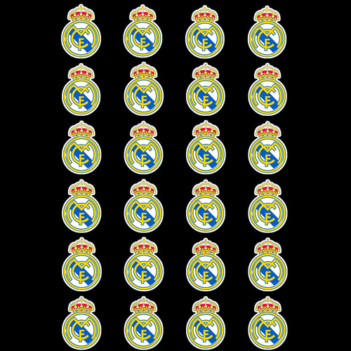 西甲皇马队 队徽贴纸  皇家马德里足球俱乐部周边手机电脑装饰贴