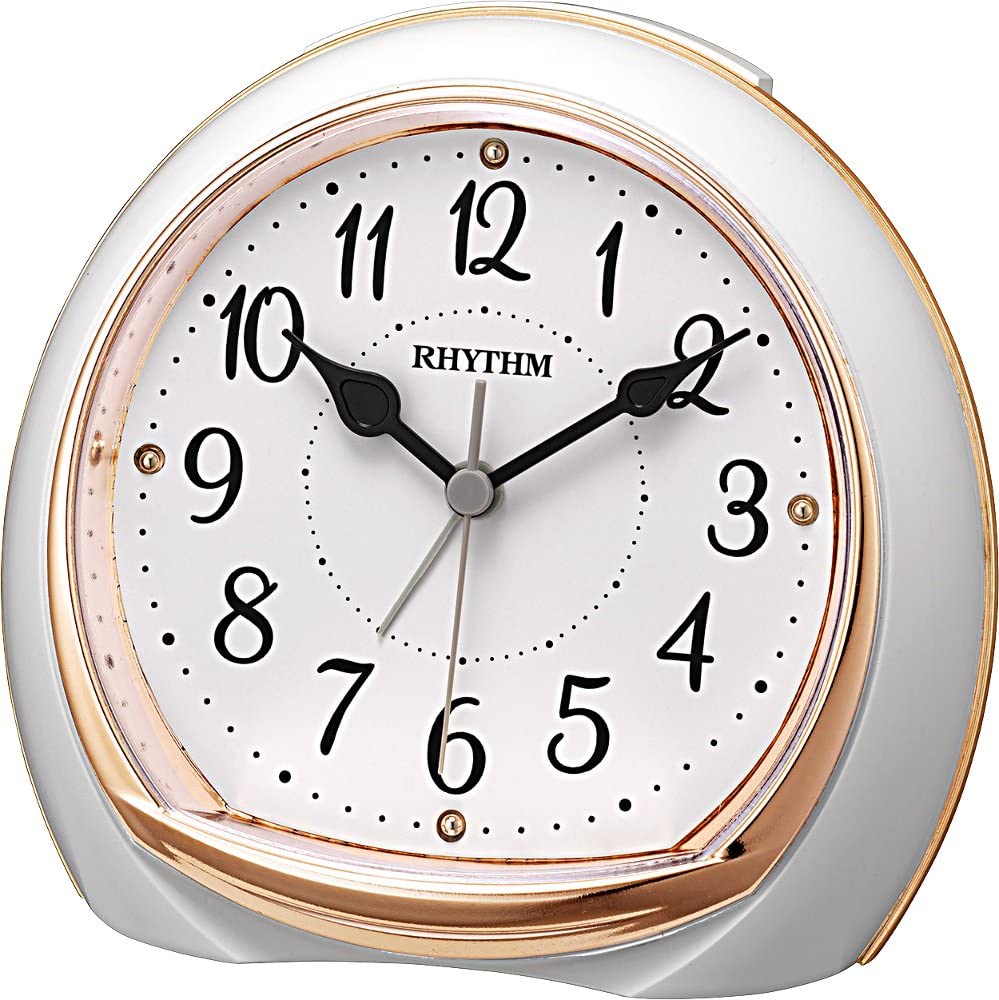 量贩时计 rhythm丽声轻奢简约时尚创意儿童卧室闹钟8re665sr13