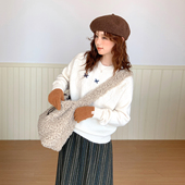 新款 CRISP日系穿搭立体编织套头针织衫 内搭女打底毛衣2025冬季