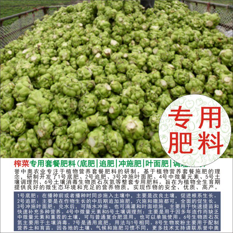 50斤榨菜青菜头芥菜专用肥料完整全套肥料家用农用有机肥复合肥肥
