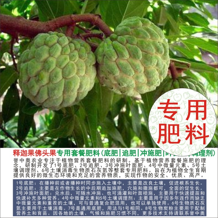 1-50斤佛头果释迦果专用肥完整全套肥料家用农用有机肥复合肥颗粒