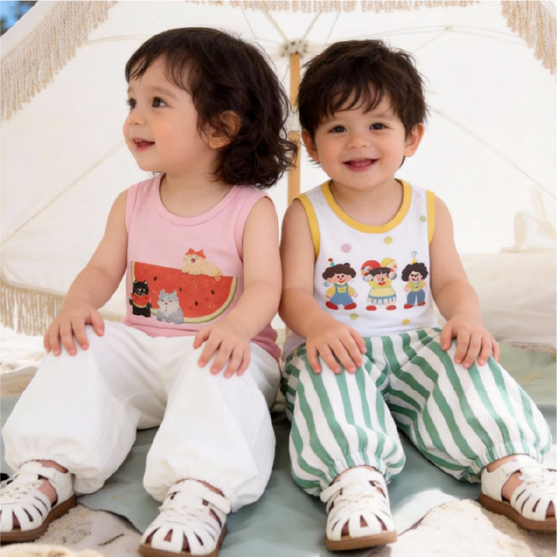 WHYLOOK宝宝背心衣服纯棉男孩女童无袖外出透气T恤夏季薄款洋气新,童装/婴儿装/亲子装,背心吊带,淘宝优惠券,粉丝福利购,淘宝优惠卷