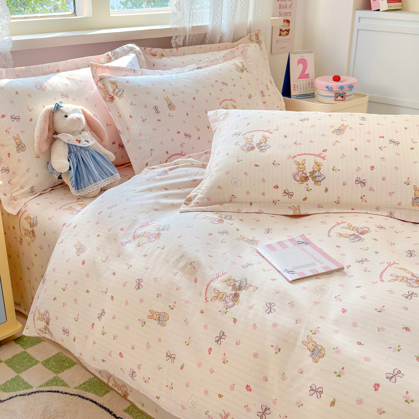 全棉情侣夫妻家用1米8床四件套