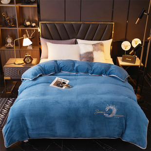 秋冬天牛奶绒毛绒150x200cm2米x2米3被套180cmx220cm 220x240cm