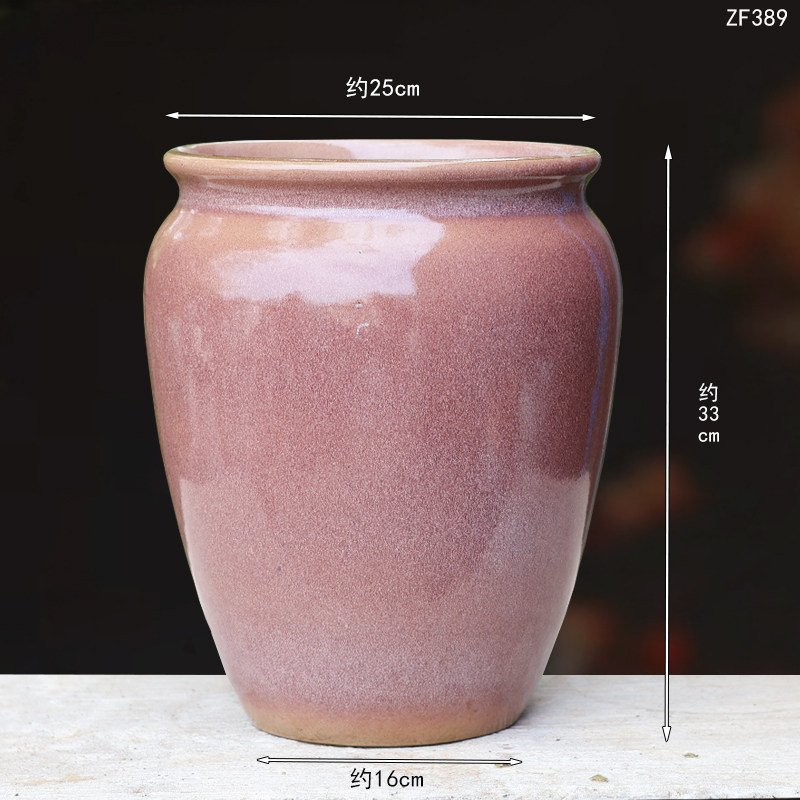 中式简约多肉花盆陶瓷家用三角梅盆栽粗陶多肉悬崖老桩庭院阳台