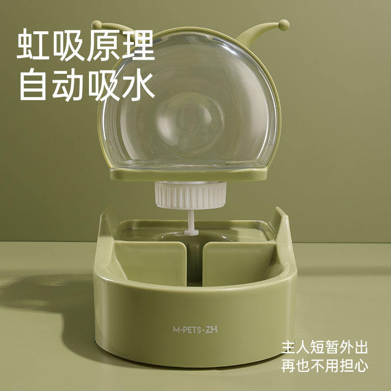 比熊专用狗碗狗狗饮水机自动续水喝水器喂食防打翻幼犬生活用品