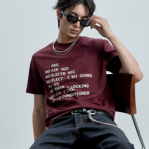 WILL ON WHEELS新款No problem短袖T恤重磅美式汽车文化T