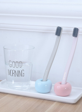 日式创意牙刷座陶瓷牙具座时尚个性简约牙刷架情侣家用免打孔电动