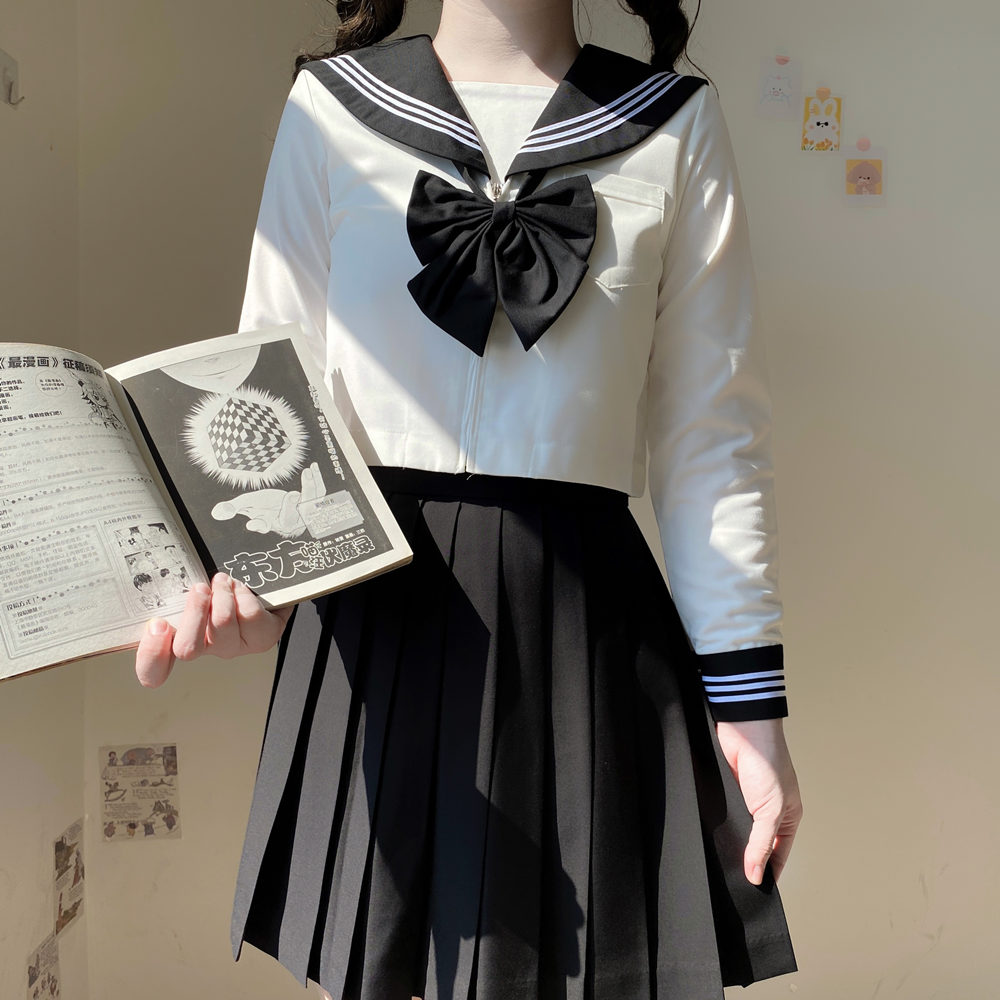 东临社原创白三本基础款jk正统制服套装水手服全套校服日系学院风