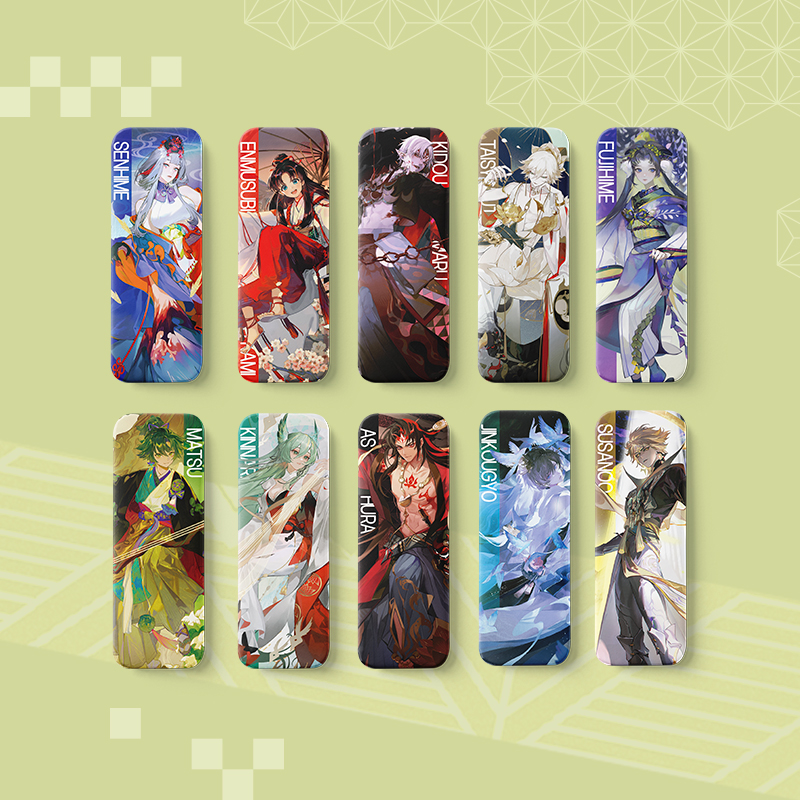 百闻牌春日出游系列长条吧唧