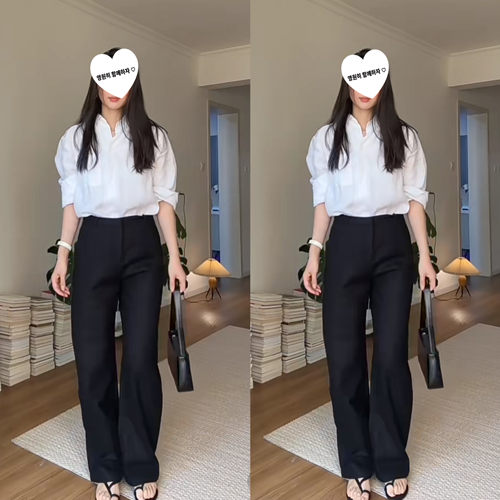 极简风的高级感| 皓月白长袖棉麻衬衫女日常通勤穿搭套装时髦老钱