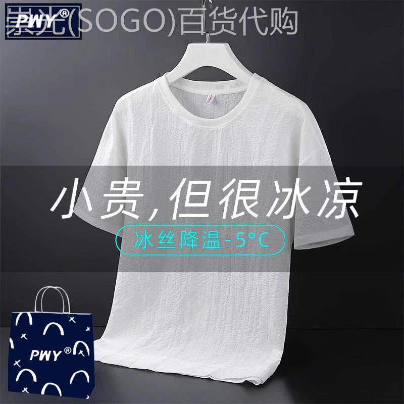 潮牌冰丝亚麻短袖T恤男士夏季薄款白色半袖体恤休闲宽松棉麻上衣