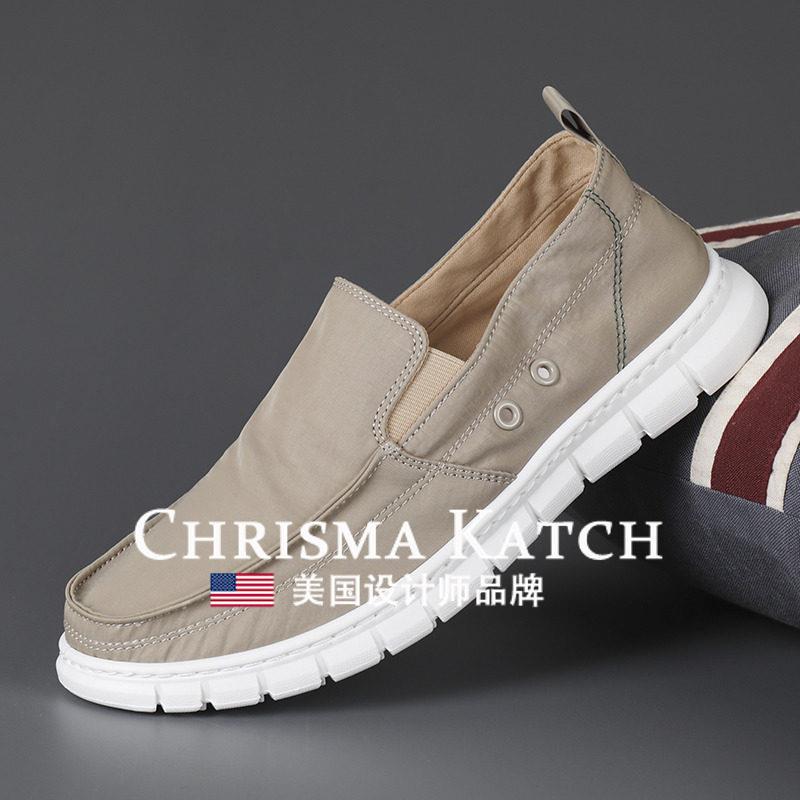 出口美国⭐Chrisma Katch~帆布鞋透气休闲鞋子老北京布鞋懒人鞋
