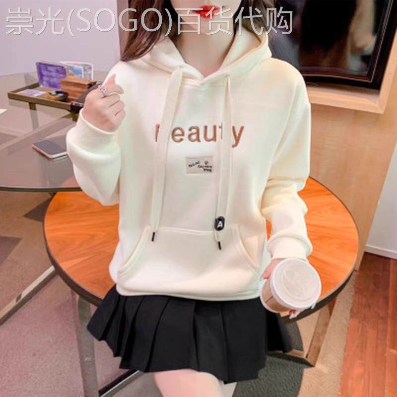连帽卫衣女士春秋薄款2025新款宽松慵懒风时尚洋气小个子外套上衣