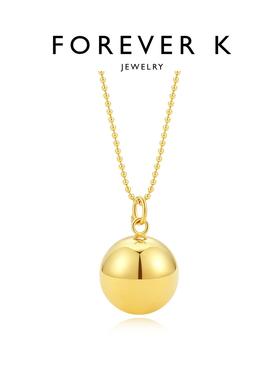 FK法诗卡 许愿球吊坠长项链轻奢小众高级气质