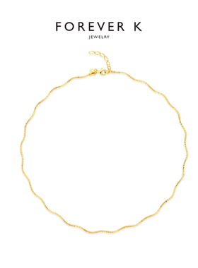 FK法诗卡简雅线圈项链高级感设计小众品牌极简项圈