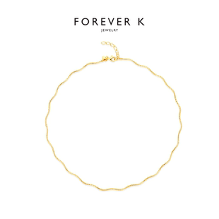 FK法诗卡简雅线圈项链高级感设计小众品牌极简项圈