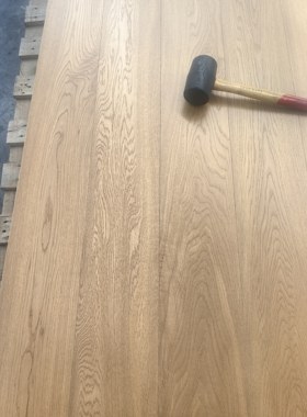 橡木纯三层锁扣实木地板1900x190x15/4mm表皮四毫米欧洲白橡ENF