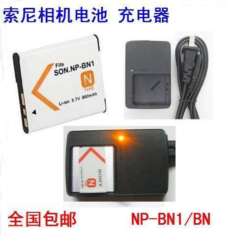 索尼DSC-W630 W570 W350 W670 WX100 TX7C 相机电池+充电器NP-BN1