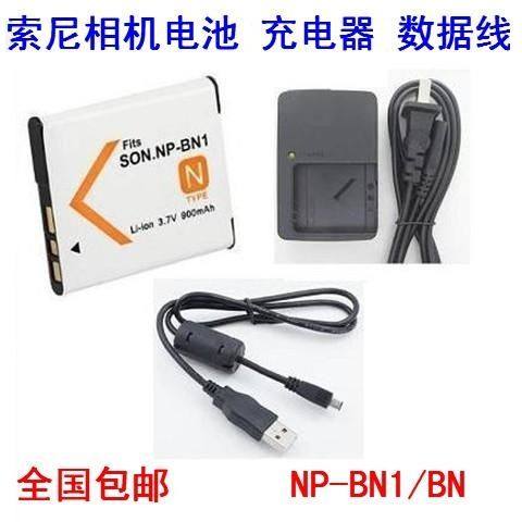 索尼DSC-W310 W510 W620 W690 W830相机NP-BN1电池+充电器