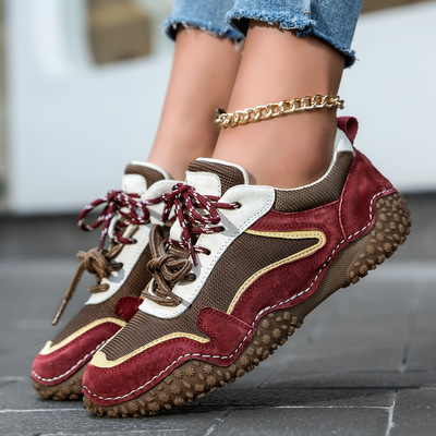 真皮时尚休闲鞋大码男女鞋运动鞋