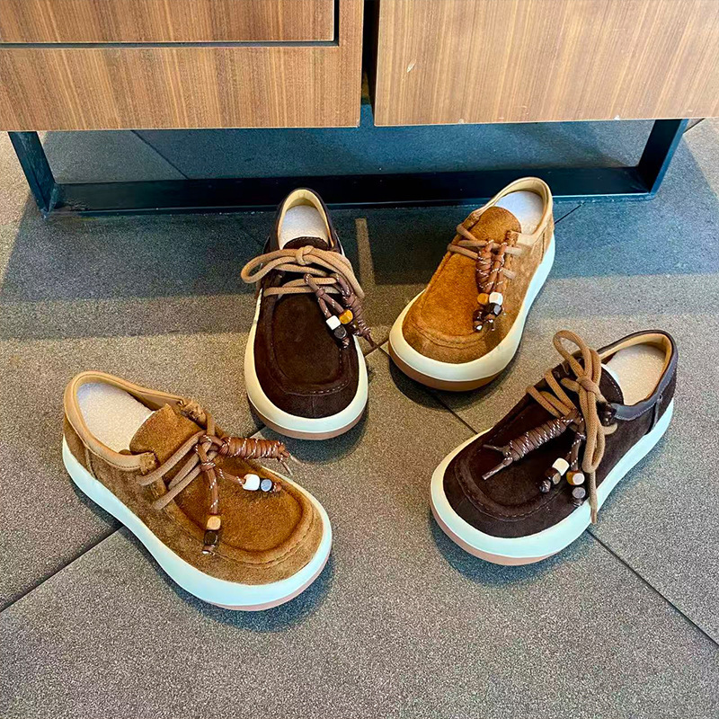 民族风厚底女鞋休闲百搭时尚单鞋